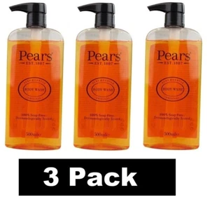 3 x PEARS 500mL BODY WASH PURE & GENTLE ORIGINAL Brand New - Picture 1 of 3
