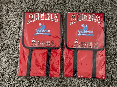MLB LOS ANGELES ANGELS RED COLLAPSIBLE COOLER STADIUM GIVEAWAY BRAND NEW Cover