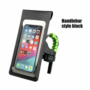 Bicycle Motor Bike 360 Waterproof Phone Case Mount Holder For All Mobile Phones - Picture 1 of 8