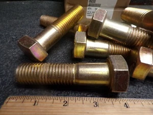 (10) HEX HEAD CAP SCREW 7/8-9X3-1/2 UNC (C) - Picture 1 of 6