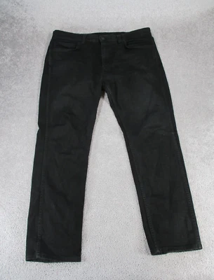 Levis 511 Jeans Mens 38 Black Denim Slim Fit 38X29 - Image 1 of 4