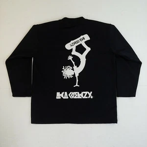 Vintage Long Sleeve Shirt mad company snowboarding layer embroidered rare large - Picture 1 of 12