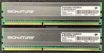 PSD38G1600KH Patriot 8GB Kit (2 X 4GB) PC3-12800 DDR3-1600MHz non-ECC DIMM - Image 1 of 2