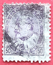 Canada Stamp 95 King Edward VII Used F CV$60