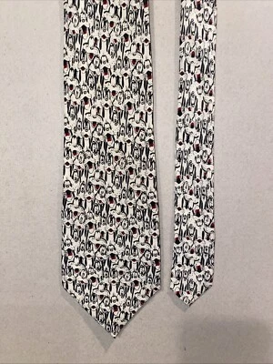 Corbata Goofy 57" L x 3,5" W Mickey & Co. por Balancine Inc 100 % seda hecha en Corea Foto 1 de 4