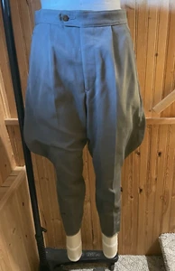 Pantalones cortos vintage de oficial de Alemania Oriental Jodhpur G 44 para hombre talla 30x26 - Imagen 1 de 15