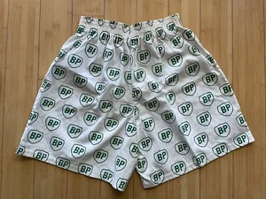 BP British Petroleum Hombre Calzoncillos Boxer Ropa Interior Verde Blanco Gasóleo 32 Mediano - Imagen 1 de 4