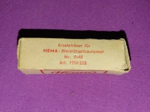  DDR Ersatzfräser für Bleistiftanspitzer Marke "Hema" - VINTAGE  - Bild 1 von 2