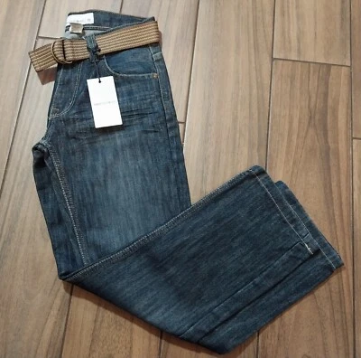 Pantalones de mezclilla Paper Denim & Cloth NYC para mujer talla 10 con cinturón en azul Foto 1 de 4
