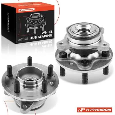 Conjunto de buje de cojinete de rueda delantera A-Premium 2x para Land Rover LR3 Range Rover Sport Foto 1 de 4