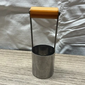 Vintage Orange Carved Bakelite Handle Grapefruit Corer Stainless Steel Made USA - Picture 1 of 7