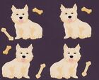 ~ Retired NLA West Highland Terrier Dog Bones Puppy Grossman Stickers ~