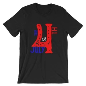 The 4th Of July-1 T-Shirt. USA Independence Day 100% Cotton Premium Tee NEW - Picture 1 of 9