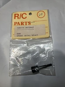 Tamiya 58054 Y5403 Vintage Black Wheel Axles Supershot SA-8 NOS 1/10 RC Hotshot - Picture 1 of 1