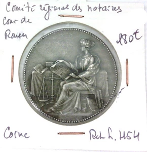 Gettone Comitato Regione Degli Notai - Corte Della Rouen - , Corno - Lerouge 464 - Picture 1 of 2