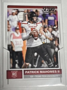 2017 Panini Score #403 Patrick Mahomes II tarjeta de novato RC Kansas City Chiefs - Imagen 1 de 2