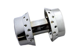 Rear Wheel Hub Chrome fits Harley Davidson - Picture 1 of 4