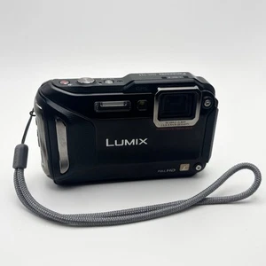Panasonic LUMIX DMC-TS5 16.1MP Waterproof Black Digital Camera - Picture 1 of 2