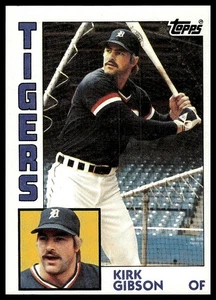 Kirk Gibson 1984 Topps #65 - Imagen 1 de 2