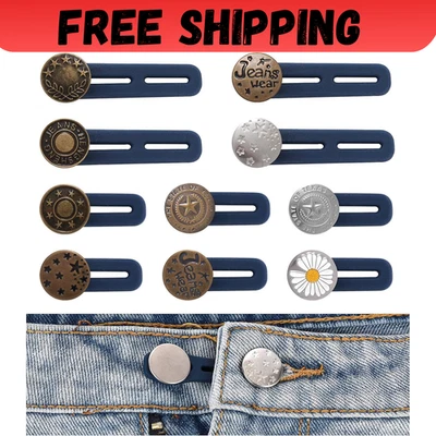 Брюки расширитель пуговицы джинсы талии расширитель пуговицы 10 стилей для мужчин женщин упаковка 10 шт. - Изображение 1 из 4