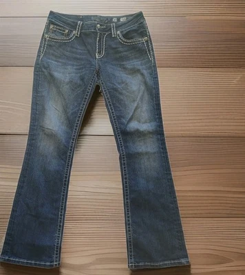Pantalones de mezclilla Miss Me Signature Bootcut para mujer talla 30x32 bolsillos adornados Foto 1 de 4