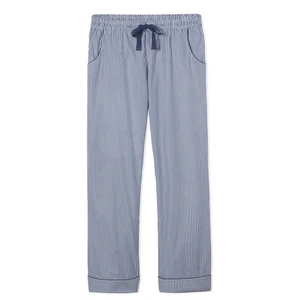 LAKE Pajamas Men's Poplin Cotton Pajama Sleep Pants Navy Stripe Extra Large XL - Picture 1 of 7