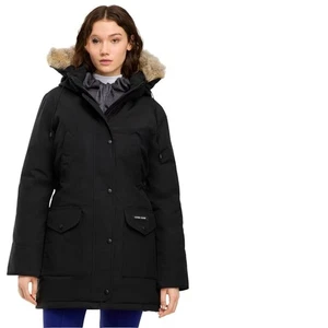 Canada Goose Trillium Parka Heritage Nero Giacca Cappotto Donna Medium Nuovo senza etichetta - Foto 1 di 21
