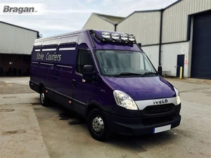Barra de techo B1 + manchas + LED para adaptarse a Iveco Daily 2006-2014 delantera mediana alta - negra - Imagen 1 de 7