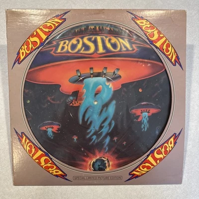 BOSTON S/T 1976 1st PRESS Picturedisk LOOKS GREAT - Image 1 of 4