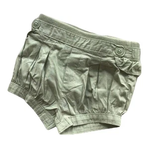 GAP Mädchen Shorts Gr. 3-6 Monate hellsalbeigrün gewebt leichte Baumwolle NEU - Bild 1 von 6