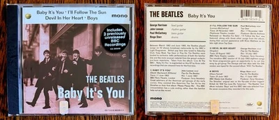 THE BEATLES BABY IT'S YOU APPLE CAPITOL LABEL MONO CD - SEALED Foto 1 de 2