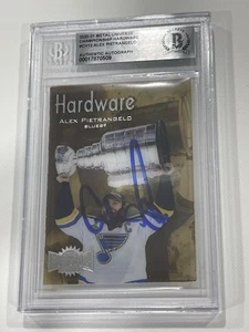 Alex Pietrangelo signierte Championship Hardware Karte Platte Beckett BAS IP Autogramm a - Bild 1 von 3