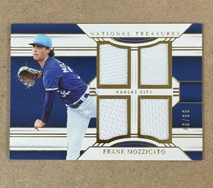 2024 NATIONAL TREASURES GAME GEAR QUAD SWATCHES #GSQ-FM FRANK MOZZICATO #D 49/99 - Picture 1 of 2
