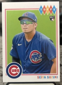 2022 Topps Brooklyn Collection Seiya Suzuki RC Base Card #26 Chicago Cubs - Bild 1 von 2