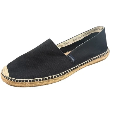 Viscata Sitges Lona Hombre Alpargatas Talla 44 EE. UU. 11 Negro Zapatos Sin Cordones España Foto 1 de 4
