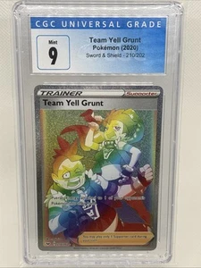 Team Yell Grunt (Secret) 210/202 Swsh01: Sword & Shield Holo - Picture 1 of 2