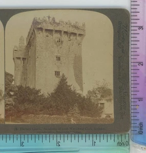 Blarney Castle in der Nähe von Cork Island Irish Wit Underwood Stereoansicht - Bild 1 von 2