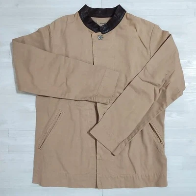 Chaqueta 45Rpm Beige Color Cuero Blusa Talla 4 Foto 1 de 4