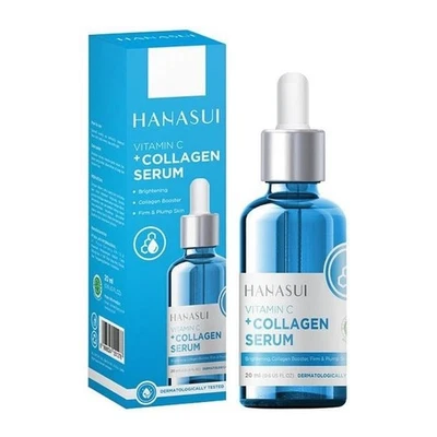 3x [HANASUI] Vitamin C Phyto Collagen FACE SERUM Brightening Skin 20ml - Image 1 of 2