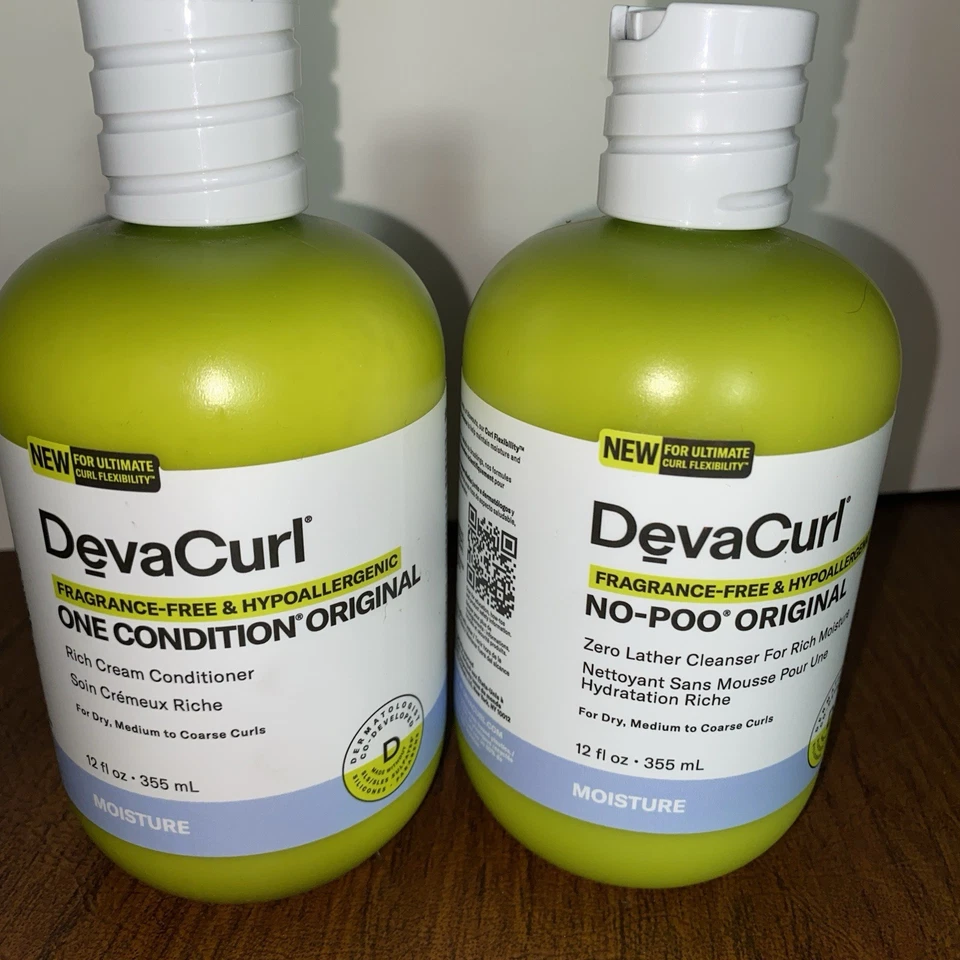 New DevaCurl Duo One Condition & No Poo Original, 12 oz each Devacurl Deva Curl - Image 1 of 1