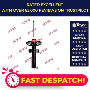 2x Shock Absorbers (Pair) fits OPEL GRANDLAND X 75 1.5D Front 2018 on Damper KYB - Picture 1 of 7