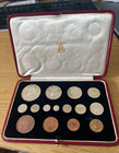 1937 PROOF SPECIMEN COIN SET INC MAUNDY GEORGE VI CORONATION ROYAL MINT  