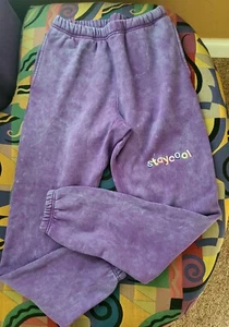 Stay Cool NWOTpurple sweatpants size M stone wash look - Picture 1 of 5
