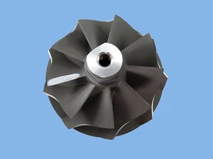 Para Ford Powerstroke 1999-03 7,3 L Garrett GTP38 turbocompresor rueda 9 cuchillas - Imagen 1 de 4