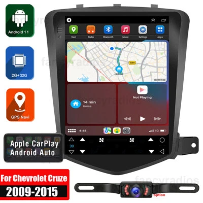 Android 11 Car Stereo Radio For Chevrolet Cruze 2009-2015 Apple CarPlay GPS WiFi - Image 1 of 4