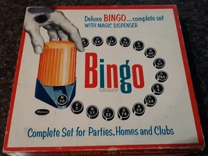 Vintage Whitman 1957 BINGO Game With Magic Dispenser Free Shipping EXCELLENT - Picture 1 of 11