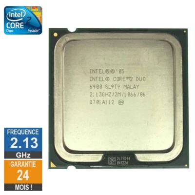 Intel Core 2 DUAL E6400 SL9T9 2x2.13GHz/2MB/1066MHz LGA 775 CPU PROCESSORE 6400 - Immagine 1 di 2
