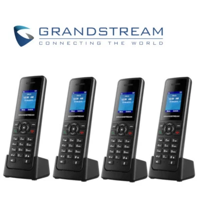 4 Grandstream DP720 DECT Cordless HD VoIP Telephone Handset Black REQUIRES DP750 - Image 1 of 4