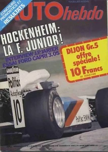 AUTO HEBDO Nr.109 13.04.1978 WUSA GP F1 JARIER FORD CAPRI 3.0S - Bild 1 von 1