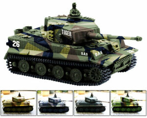 1:72 Radio Remote Control Mini Rc German Tiger I Panzer Tank with Sound Toys